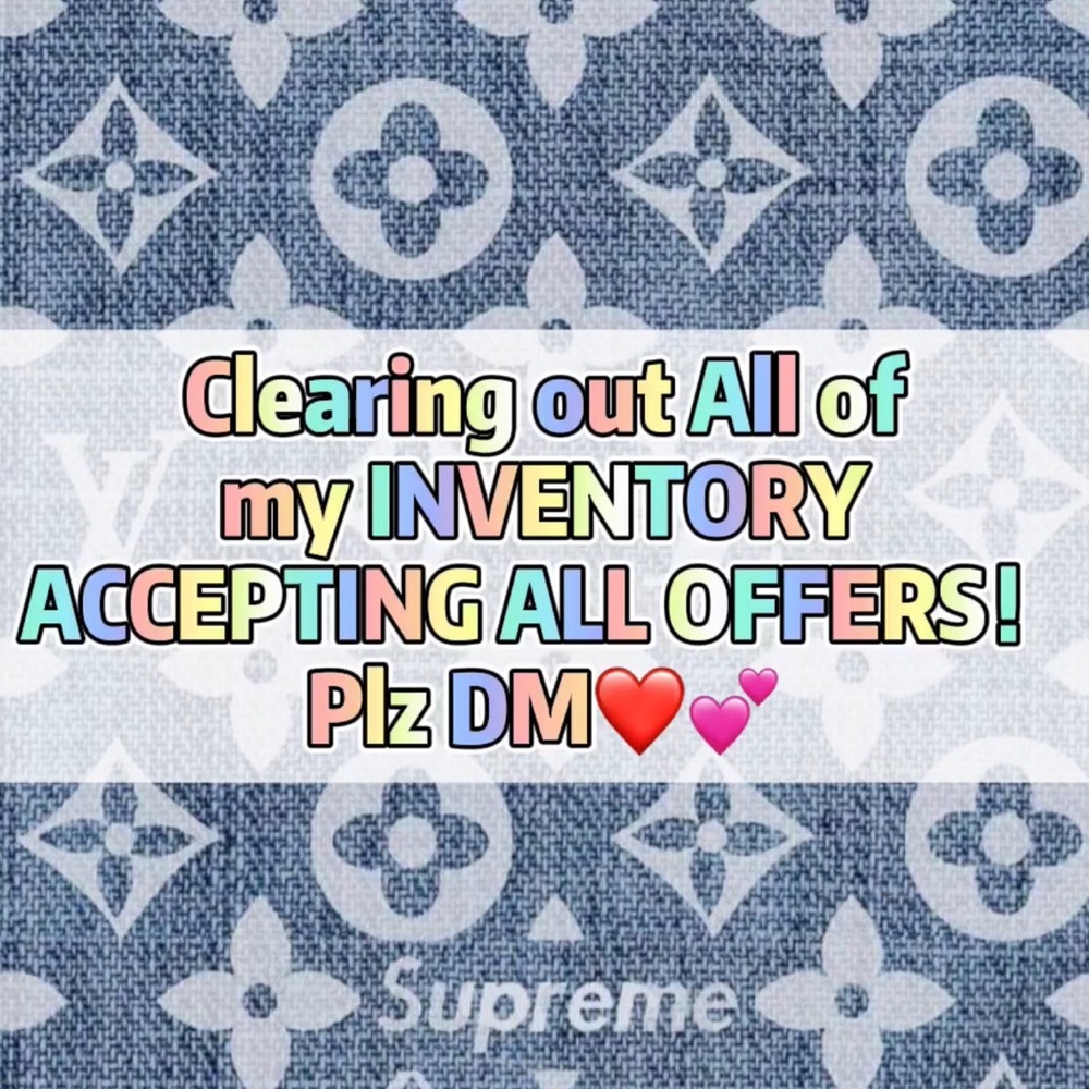 Clearing out All of
my INVENTORY
